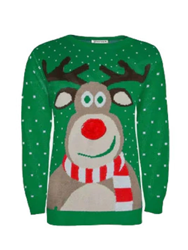 Christmas Unisex Mens Womens Ladies XMAS Novelty Light Up Vintage Jumper Sweater