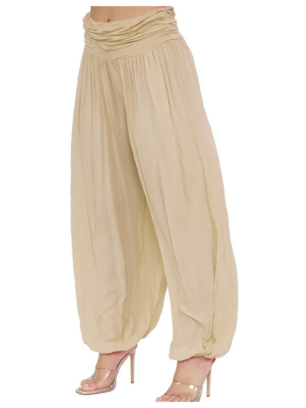 Ladies Women's Italian baggy Harem Alibaba Pants Trousers One Size Fit UK 8-26